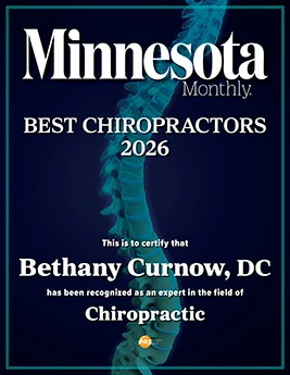 Minnesota Best Chiropractors 2026 Award for Bethany Curnow DC