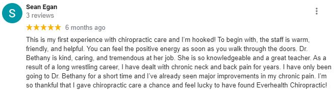 Chiropractic Chanhassen MN Patient Testimonial