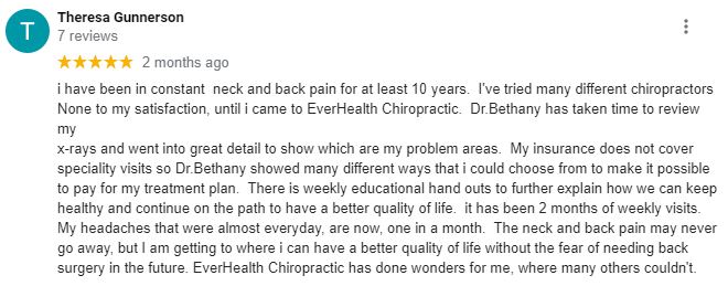 Chiropractic Chanhassen MN Patient Testimonial